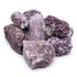 One pound raw untumbled lepidolite stones in lavender-pink lithium mica for anxiety relief and stress reduction bulk crystal lot