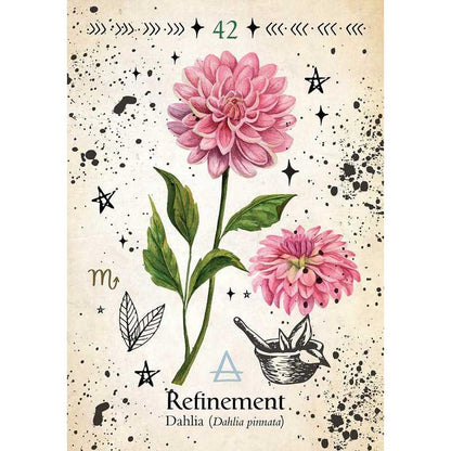 Green Witch Oracle Deck – 44 Cards &amp; Guidebook | Garden Magick, Herbal Wisdom, Divination
