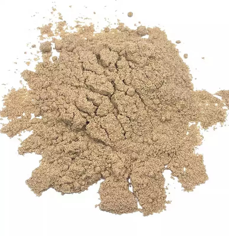 Psyllium husk powder 2 oz trial size bag — pure Plantago ovata finely ground fiber supplement for herbal and apothecary use.