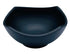 Small 3.75 inch black cast iron cauldron with square ribbed rim for burning loose incense charcoal smudge herbs and altar ritual use