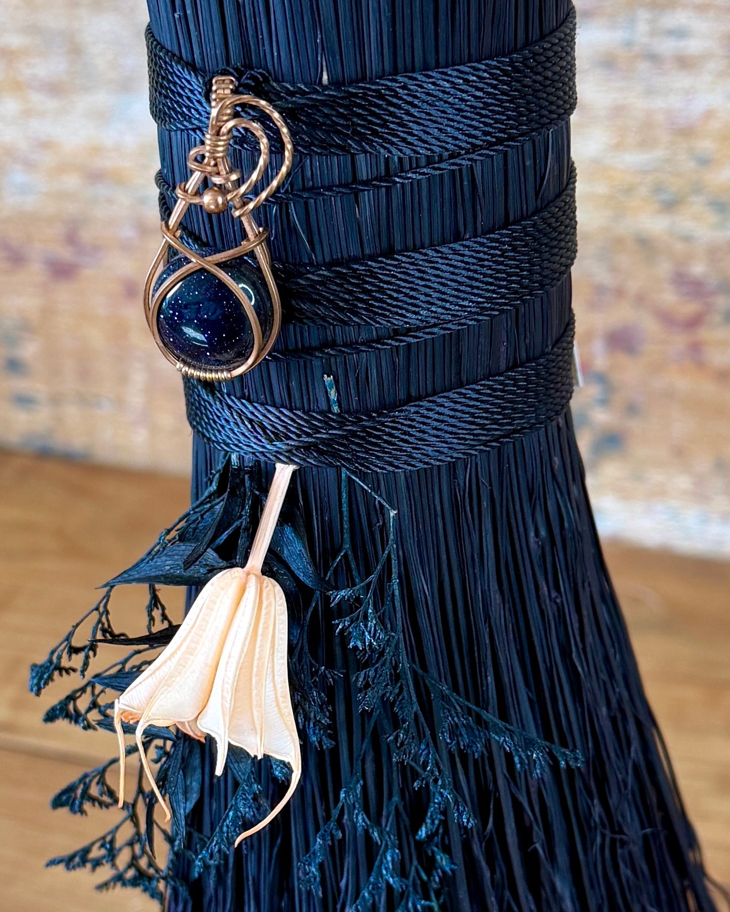 Gold Stone Mini Besom
