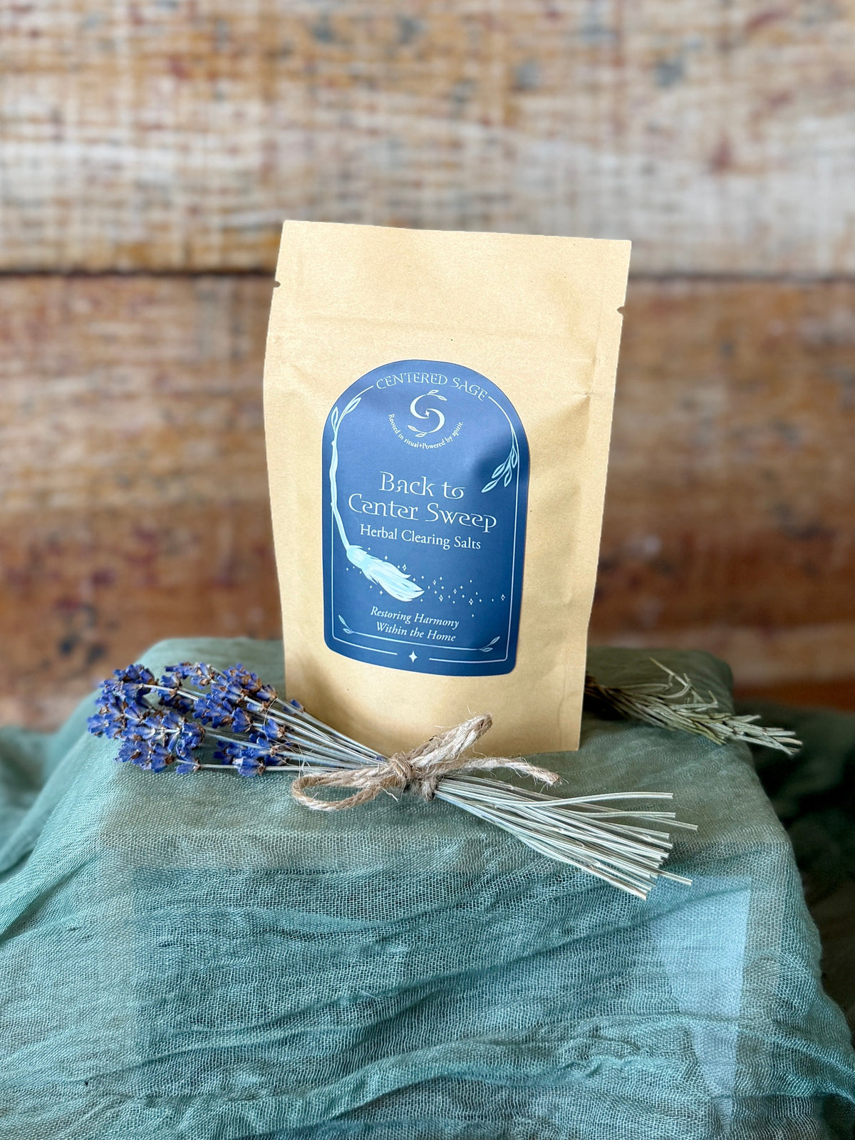 Back to Center Sweep — Herbal Clearing Salts
