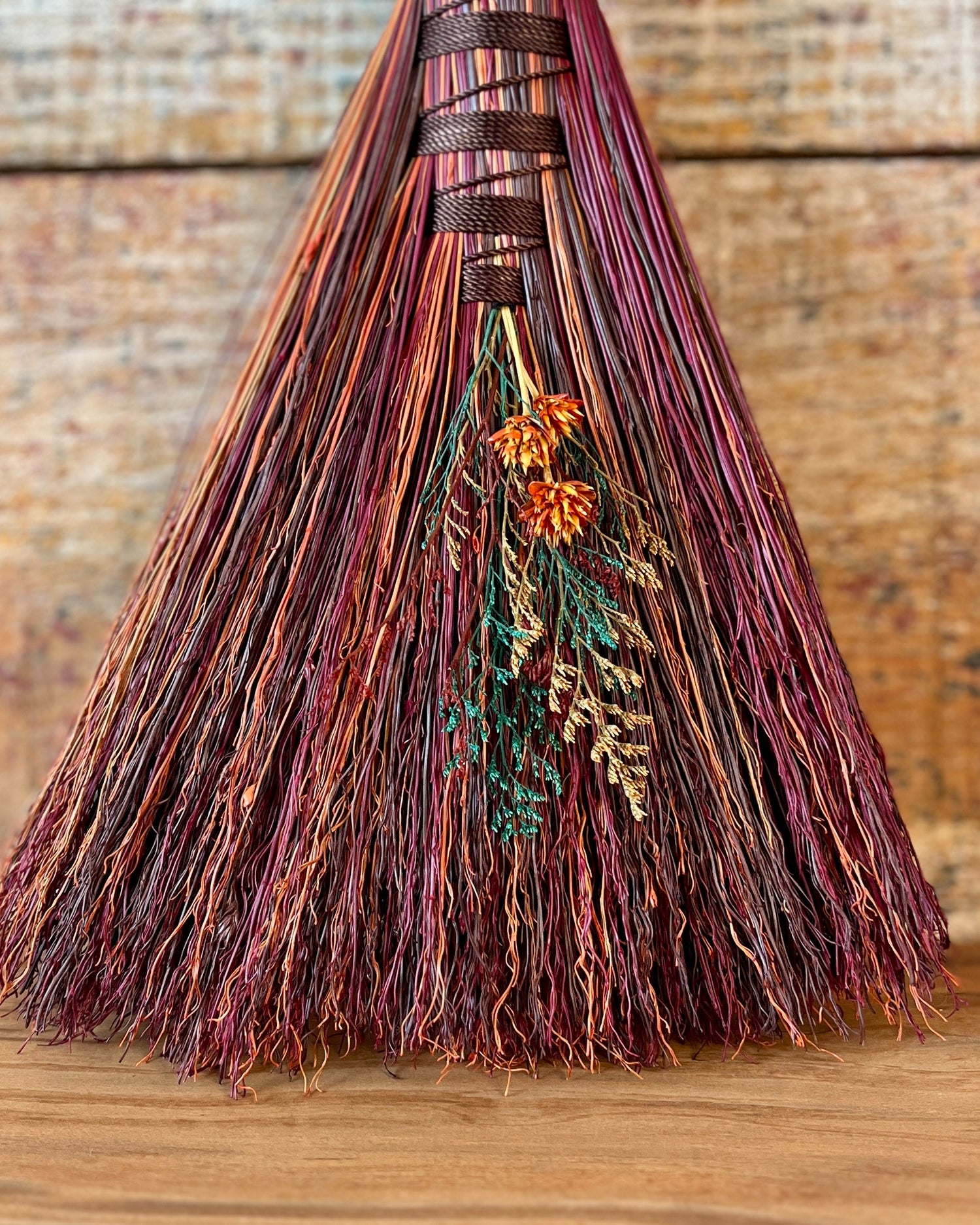 Sienna Flame Whisk with Florals