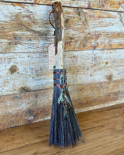 Silver Leaf Hearth Broom