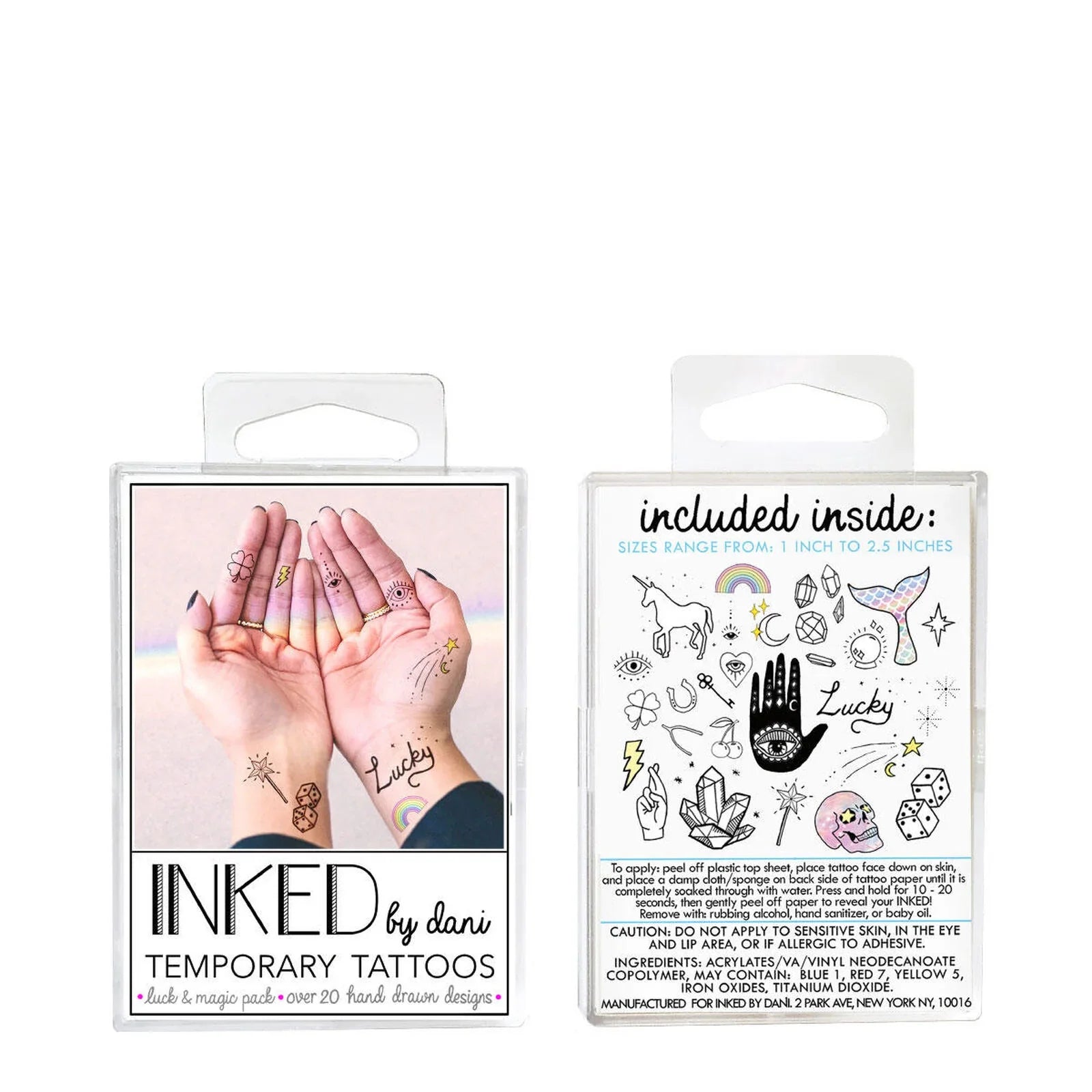 Luck &amp; Magic Temporary Tattoo Pack – Inked by Dani