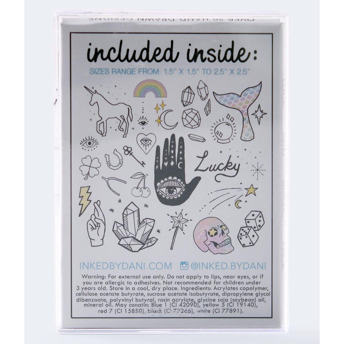 Luck &amp; Magic Temporary Tattoo Pack – Inked by Dani
