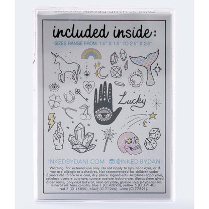 Luck &amp; Magic Temporary Tattoo Pack – Inked by Dani