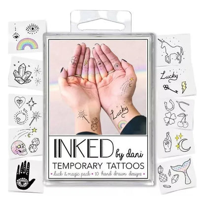 Luck &amp; Magic Temporary Tattoo Pack – Inked by Dani