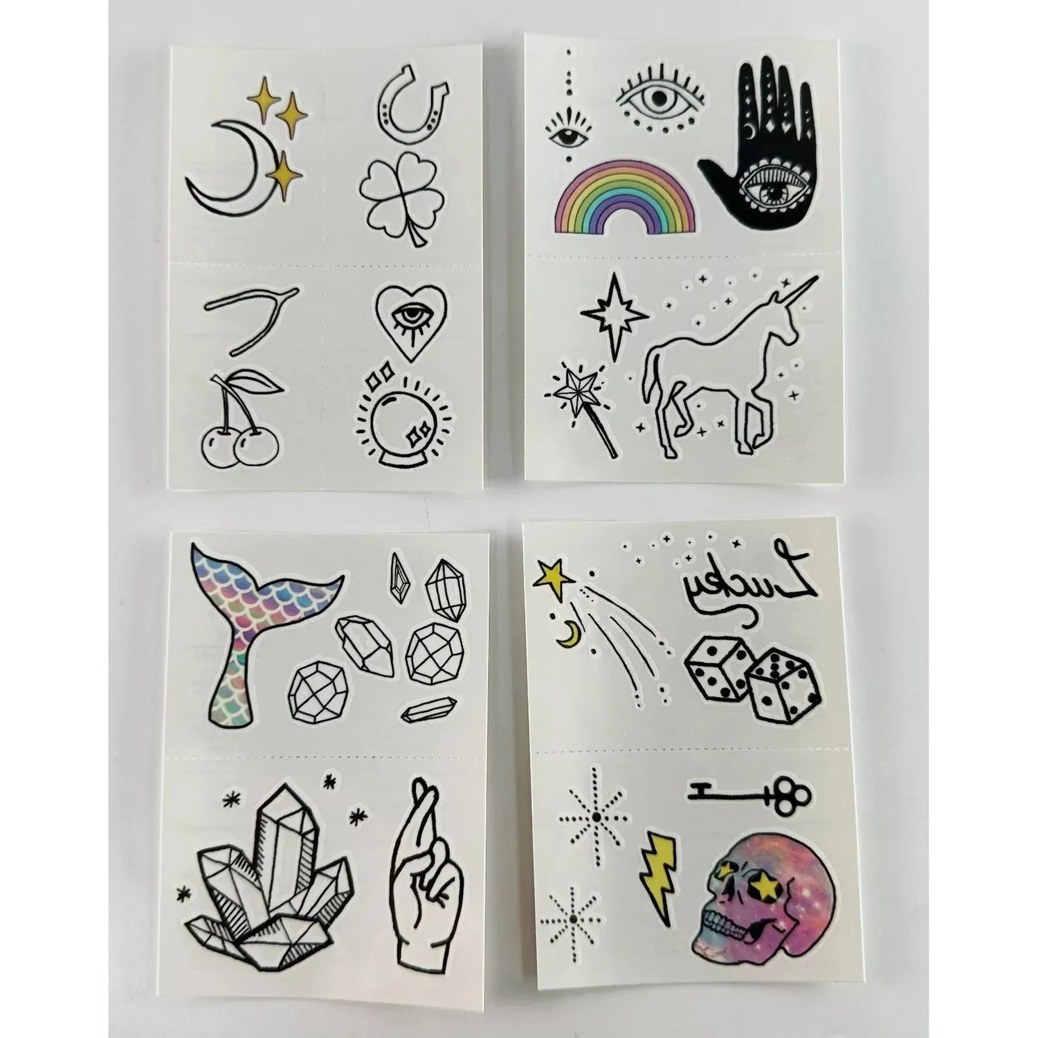 Luck &amp; Magic Temporary Tattoo Pack – Inked by Dani