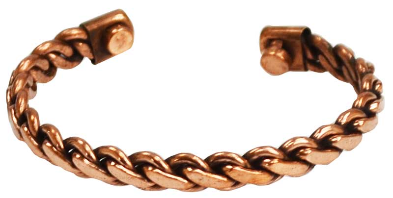 Braided Copper Magnetic Healing Bracelet – for Energy Flow, Circulation &amp;amp; Grounding