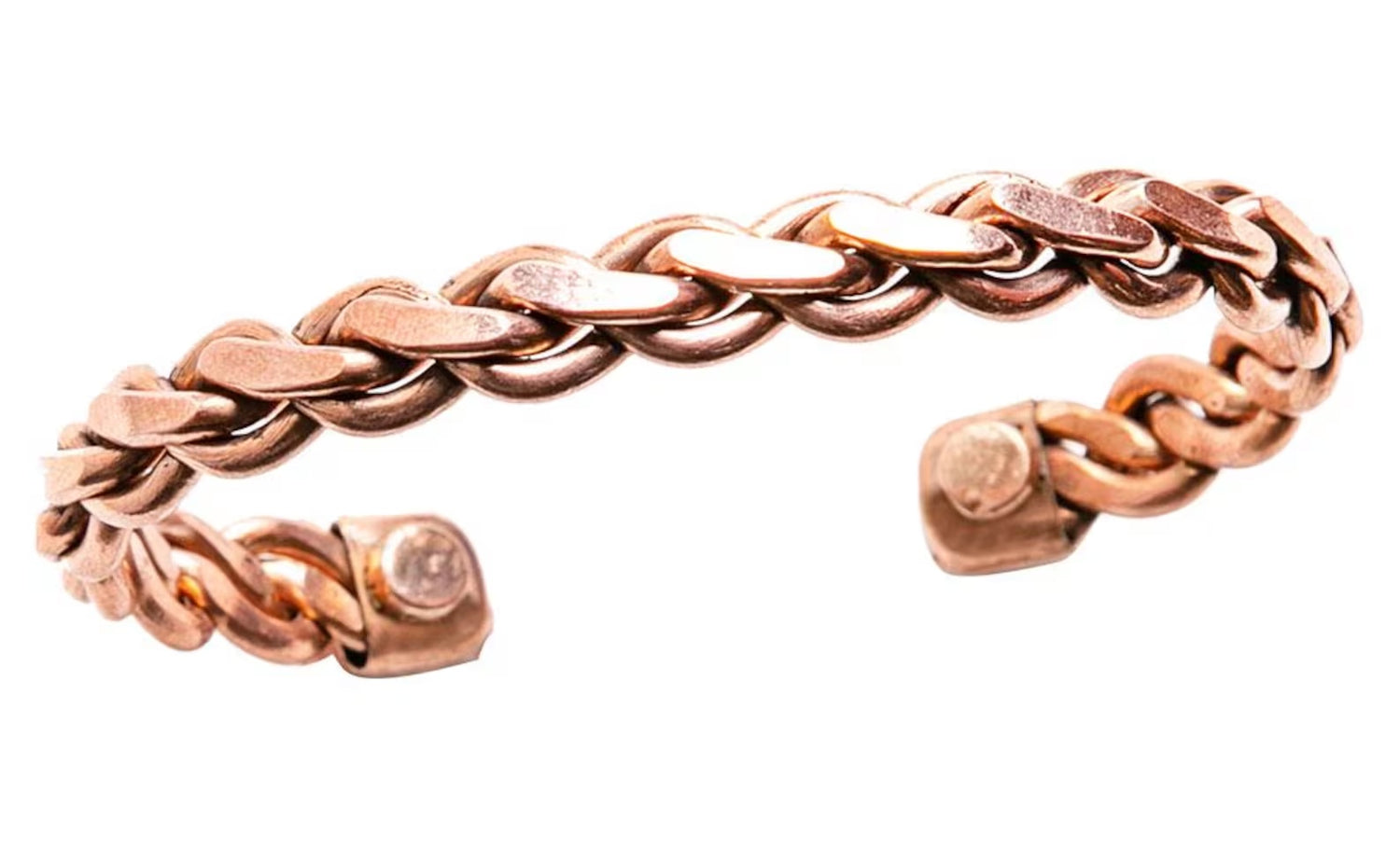 Braided Copper Magnetic Healing Bracelet – for Energy Flow, Circulation &amp;amp; Grounding