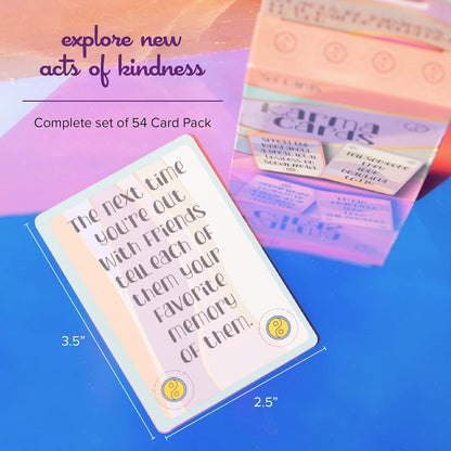 Karma Cards – Daily Good Deed Inspiration Deck (54 Cards)