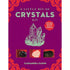 A Little Bit of Crystals Kit box by Cassandra Eason with a purple cover, a mint-green quartz cluster drawing and three tumbled stones shown in red compartments