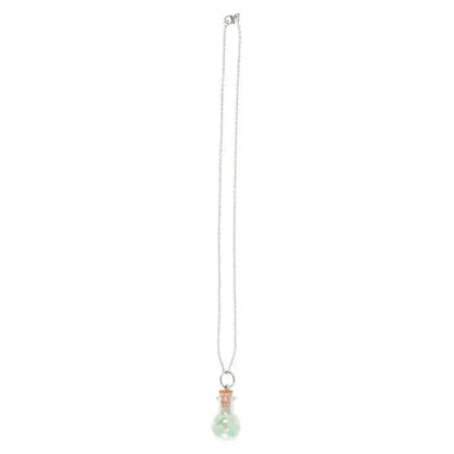 Luck Green Aventurine Potion Bottle Necklace – Crystal Witch Jewelry for Luck &amp; Prosperity