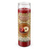 Red Mabon aromatic jar candle by Envision Crystal, with a label featuring apples and a star, designed for autumnal equinox rituals — handmade sabbat candle with all-natural herbs and scent.