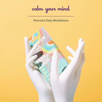 Daily Meditation Cards – 54 Mindfulness Prompts for Calm &amp; Clarity