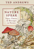 Front cover of Nature Speak by Ted Andrews showing a landscape with nature imagery and natural colors, published by Llewellyn Publications