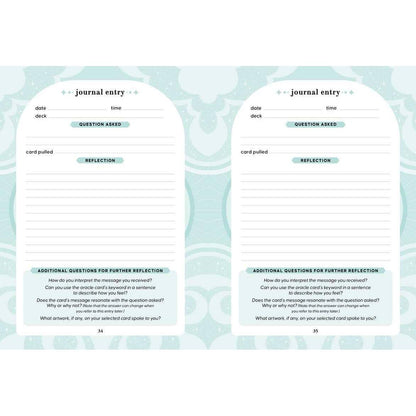 Oracle Card Journal – A Guided Companion for Intuitive Readings by Maria Sofia Marmanides