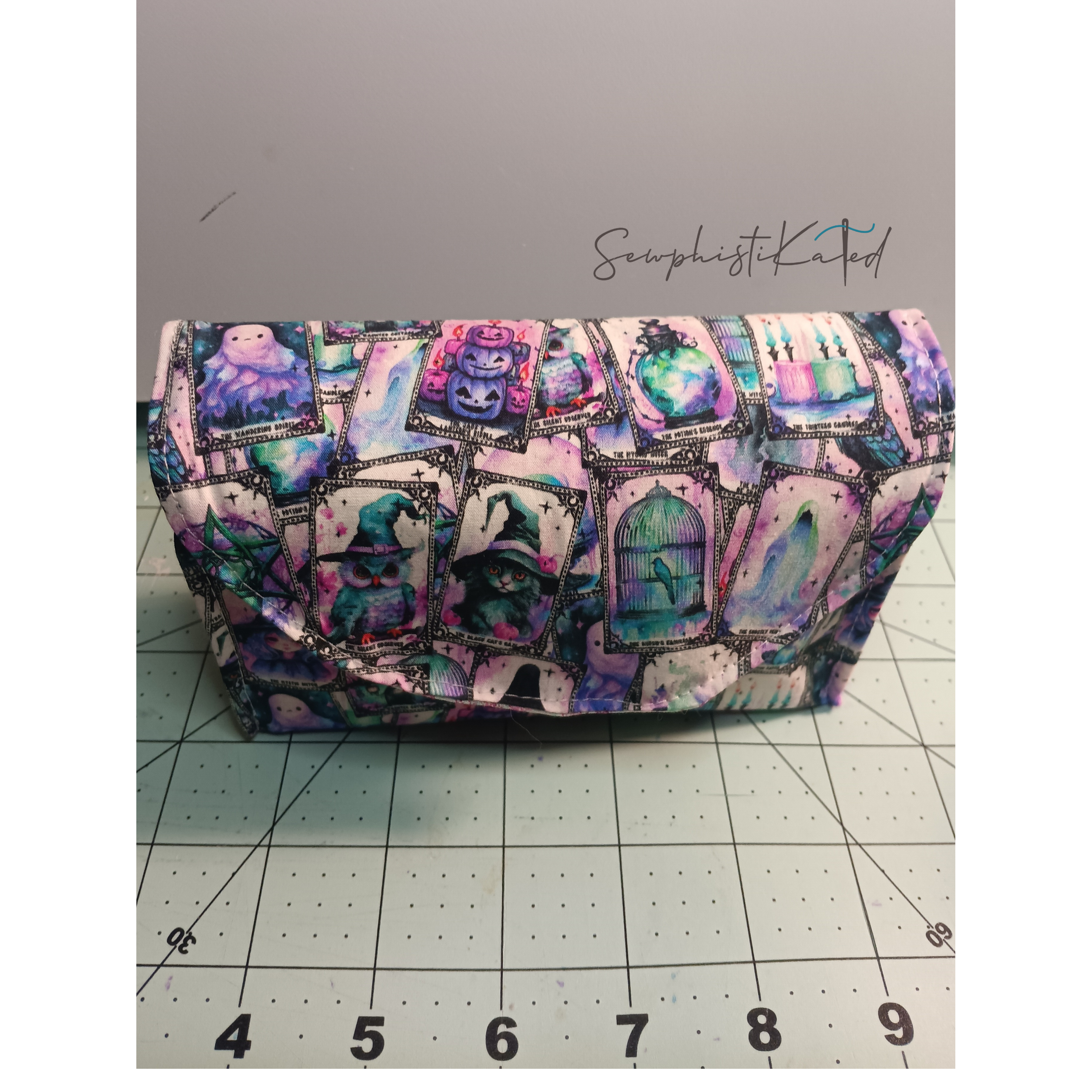 Mystic Pink Tarot Deck Case – Structured Witchy Card &amp; Guidebook Holder