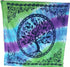 Tree of Life altar cloth 36×36 inches — cotton ritual cloth printed with the sacred world tree symbol for tarot reading surfaces and altar coverings.