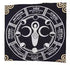 24 by 24 inch Earth Goddess altar cloth printed cover for dedicating sacred space to divine feminine
