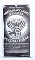 Black and white Cobra Black Snake Pellets packaging featuring a cobra illustration and bilingual English/Spanish text for the ritual fire curio.