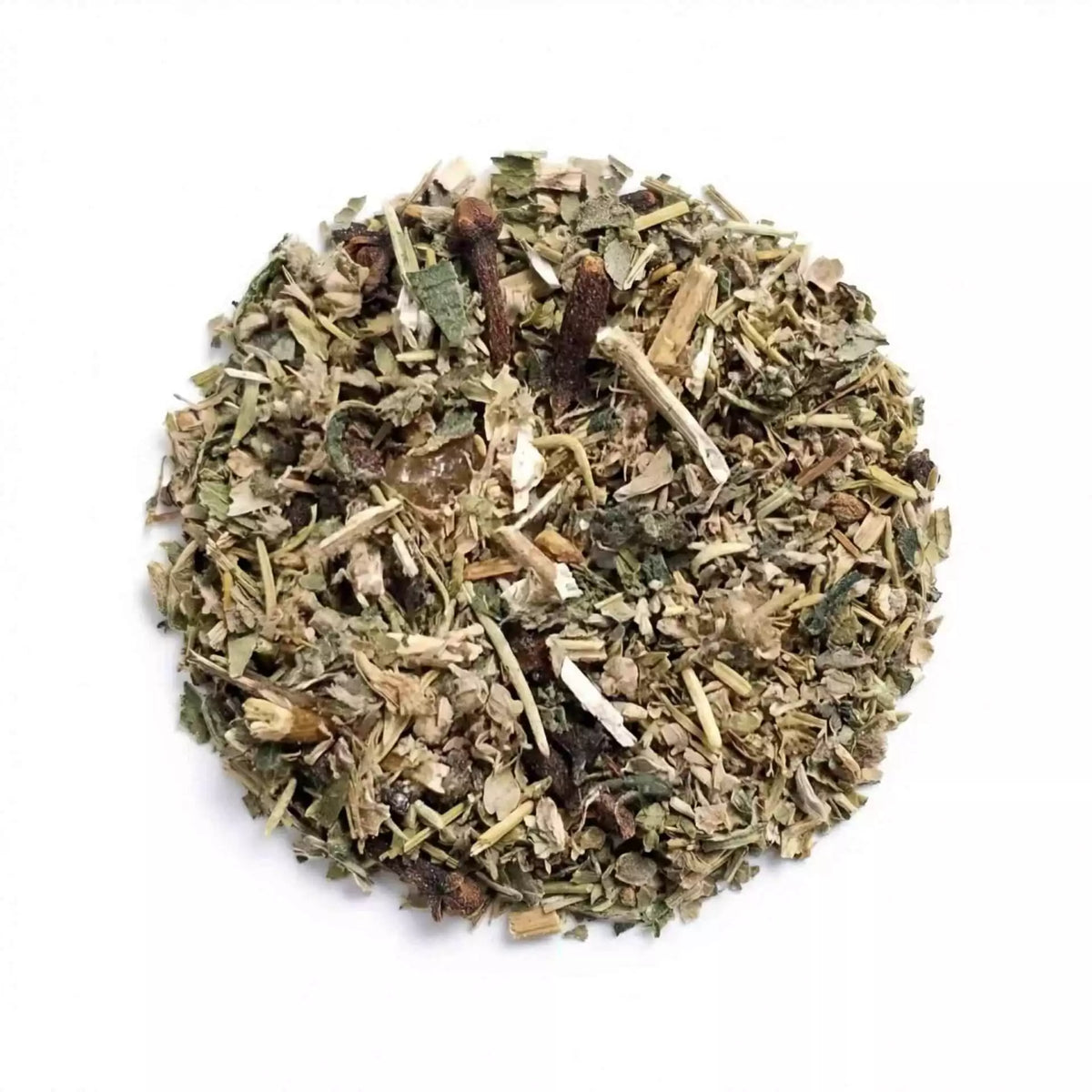 1-pound bag of banishing ritual herbal spell mix — bulk dried herb blend for removal incense, floor wash warding, and banishing magical preparations.