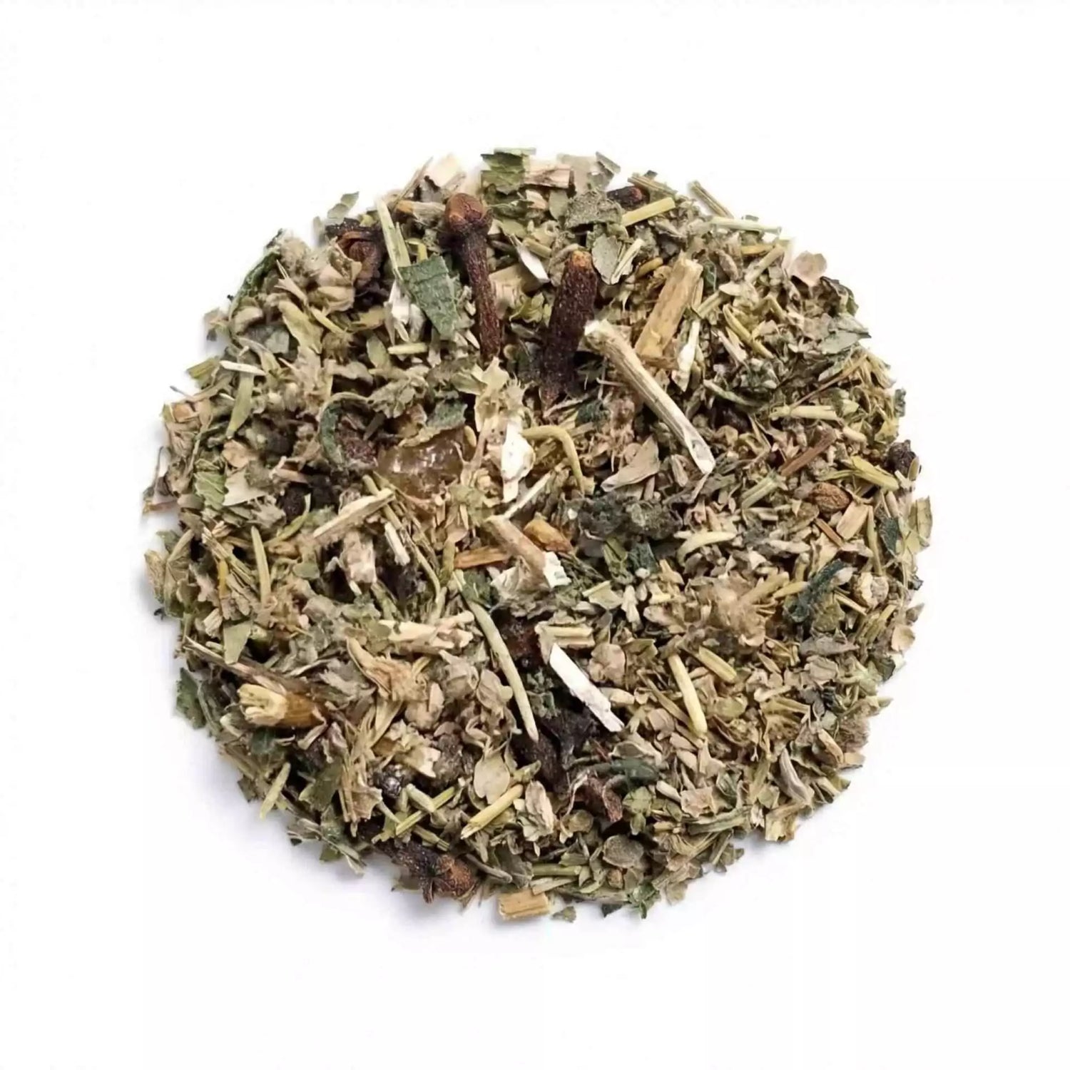 1-pound bag of banishing ritual herbal spell mix — bulk dried herb blend for removal incense, floor wash warding, and banishing magical preparations.