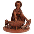 Eight and a half inch Cerridwen Welsh goddess of the cauldron and transformation statue for Celtic pagan altar Wiccan practice and shadow work devotion