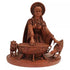 Eight and a half inch Cerridwen Welsh goddess of the cauldron and transformation statue for Celtic pagan altar Wiccan practice and shadow work devotion