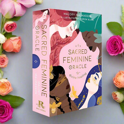 Sacred Feminine Oracle Deck by Malory Malmasson – 43 Cards &amp; Guidebook for Divine Feminine Healing