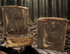 Grounding collection - three honey and goat milk soap bars with honeycomb texture on top.