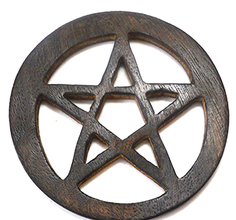 Pentagram altar tile 4"