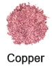 Close-up of pink glitter labeled &