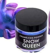Chameleon powder container labeled &