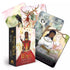 Seasons of the Witch Beltane Oracle deck box with cards showing vivid fire and fertility imagery, Anderson and Diaz 44-card Beltane oracle deck.