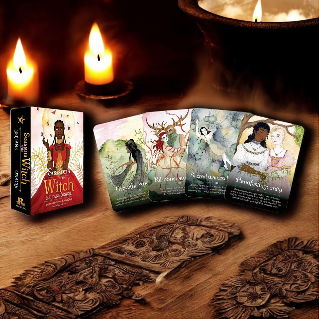 Seasons of the Witch: Beltane Oracle Deck – Celebrate Abundance, Creativity &amp; Magick