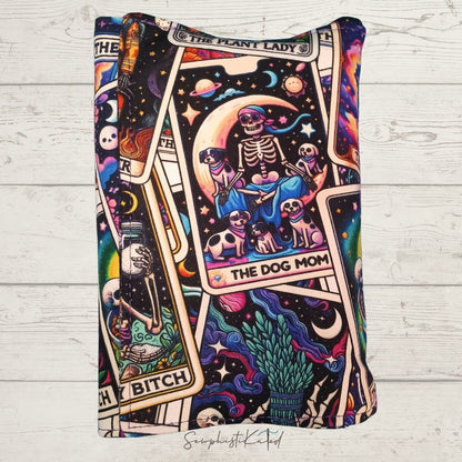 Cosmic Skeleton Wraparound Tarot &amp; Oracle Deck Case + Reading Mat