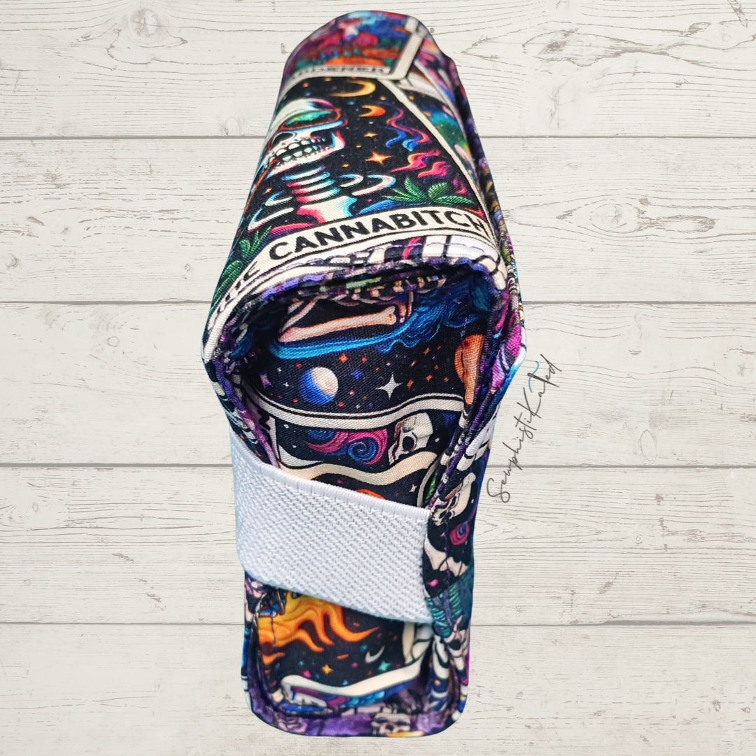 Cosmic Skeleton Wraparound Tarot &amp; Oracle Deck Case + Reading Mat