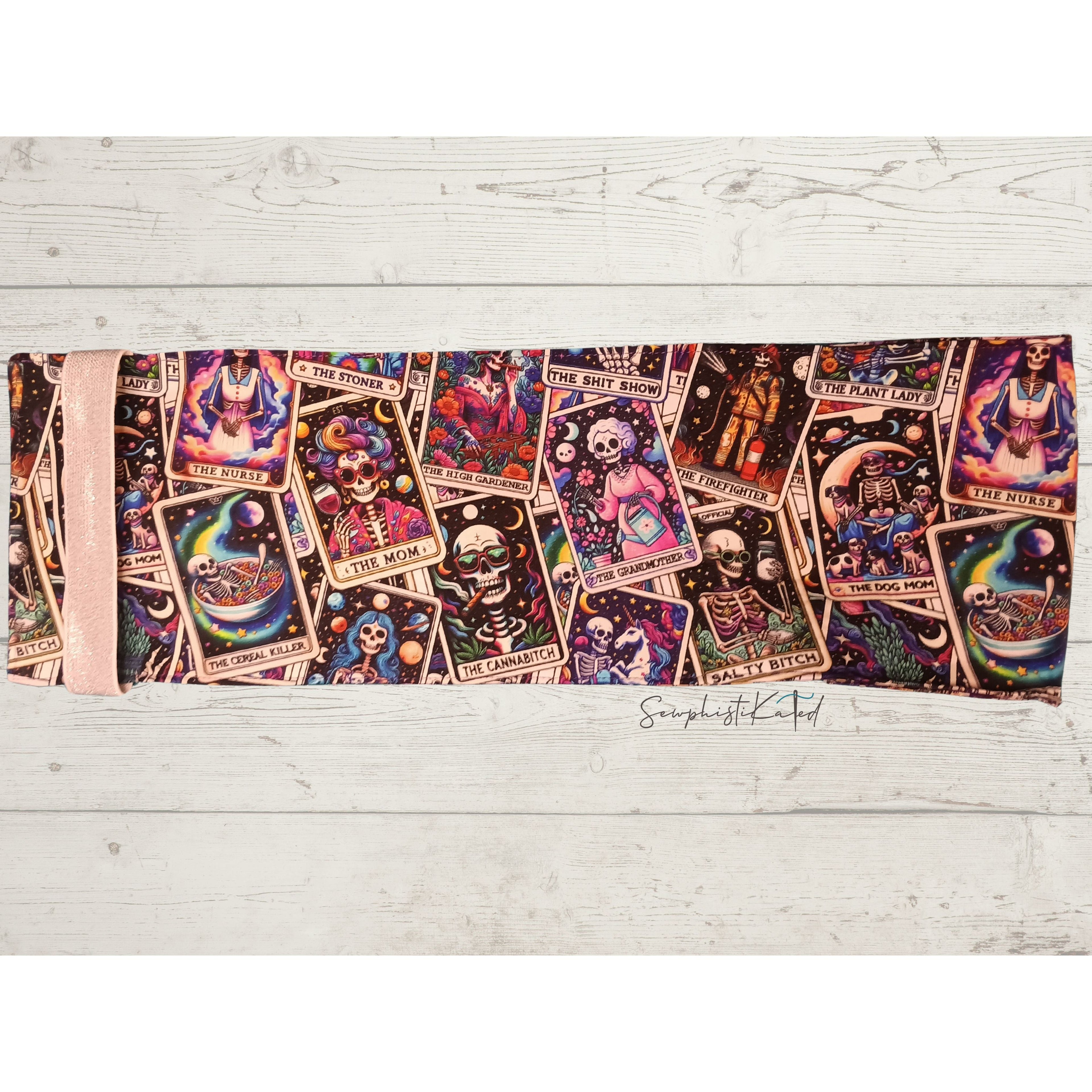 Cosmic Skeleton Wraparound Tarot &amp; Oracle Deck Case + Reading Mat