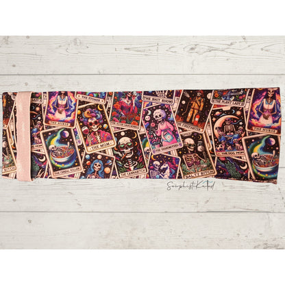 Cosmic Skeleton Wraparound Tarot &amp; Oracle Deck Case + Reading Mat