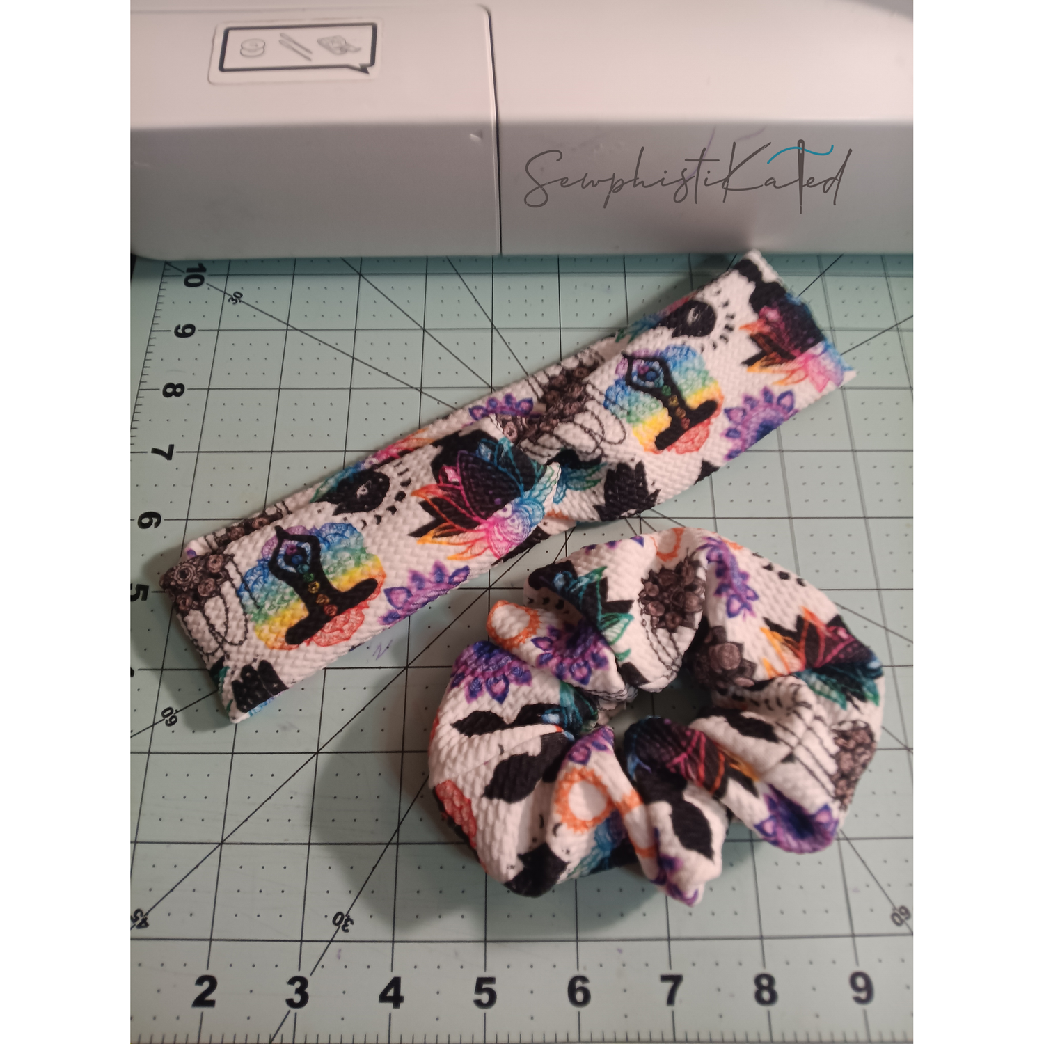 Spiritual Print Headbands &amp; Scrunchies – Meditation, Mandala, Hamsa &amp; Moon Phase Hair Accessories