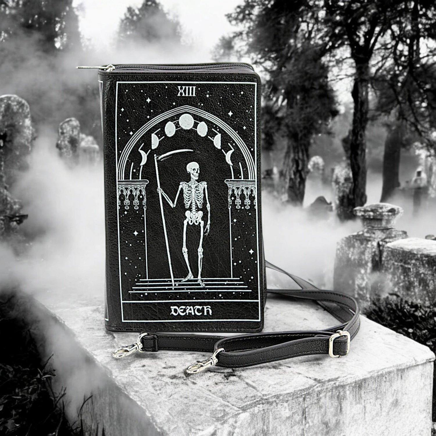 Tarot Card Book Crossbody Bag &amp; Wallet – Mystical Vinyl Accessories