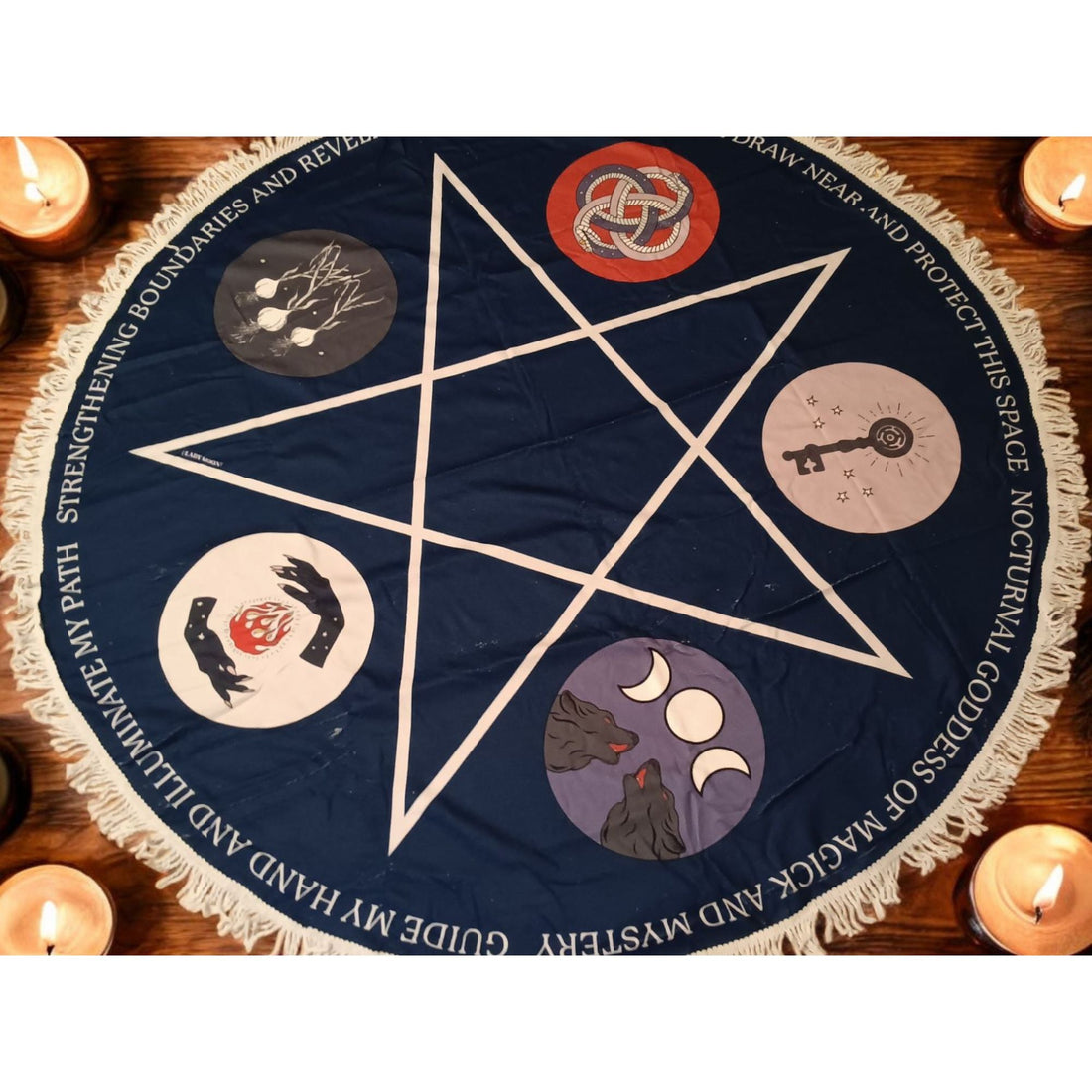Traveling Spell Space Collection | Portable Altar Mats for Witchcraft, Rituals &amp; Sacred Space