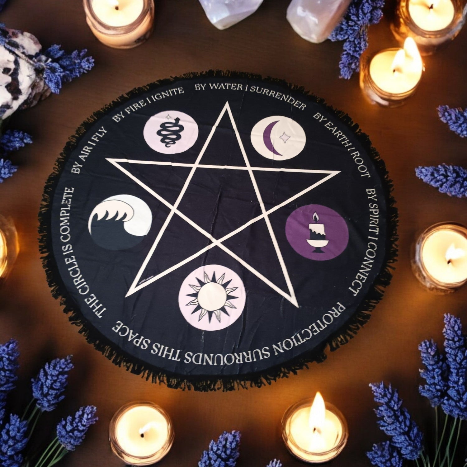 Traveling Spell Space Collection | Portable Altar Mats for Witchcraft, Rituals &amp; Sacred Space