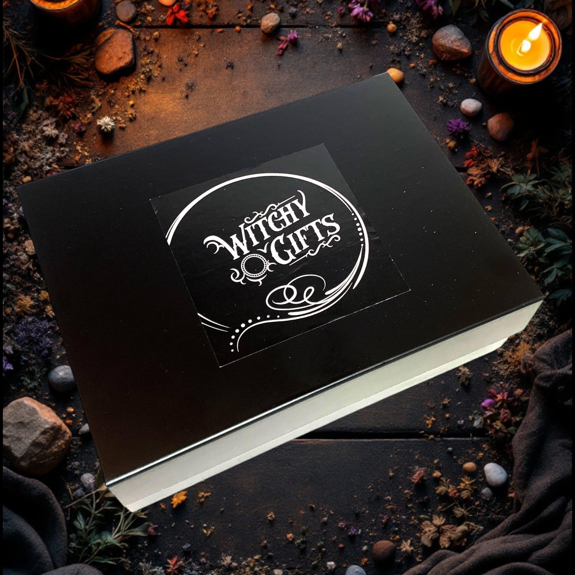 Witchcraft Herb Spell Kit – Crystals, Herbs, Pendulum &amp; Spellbook for Rituals &amp; Magick