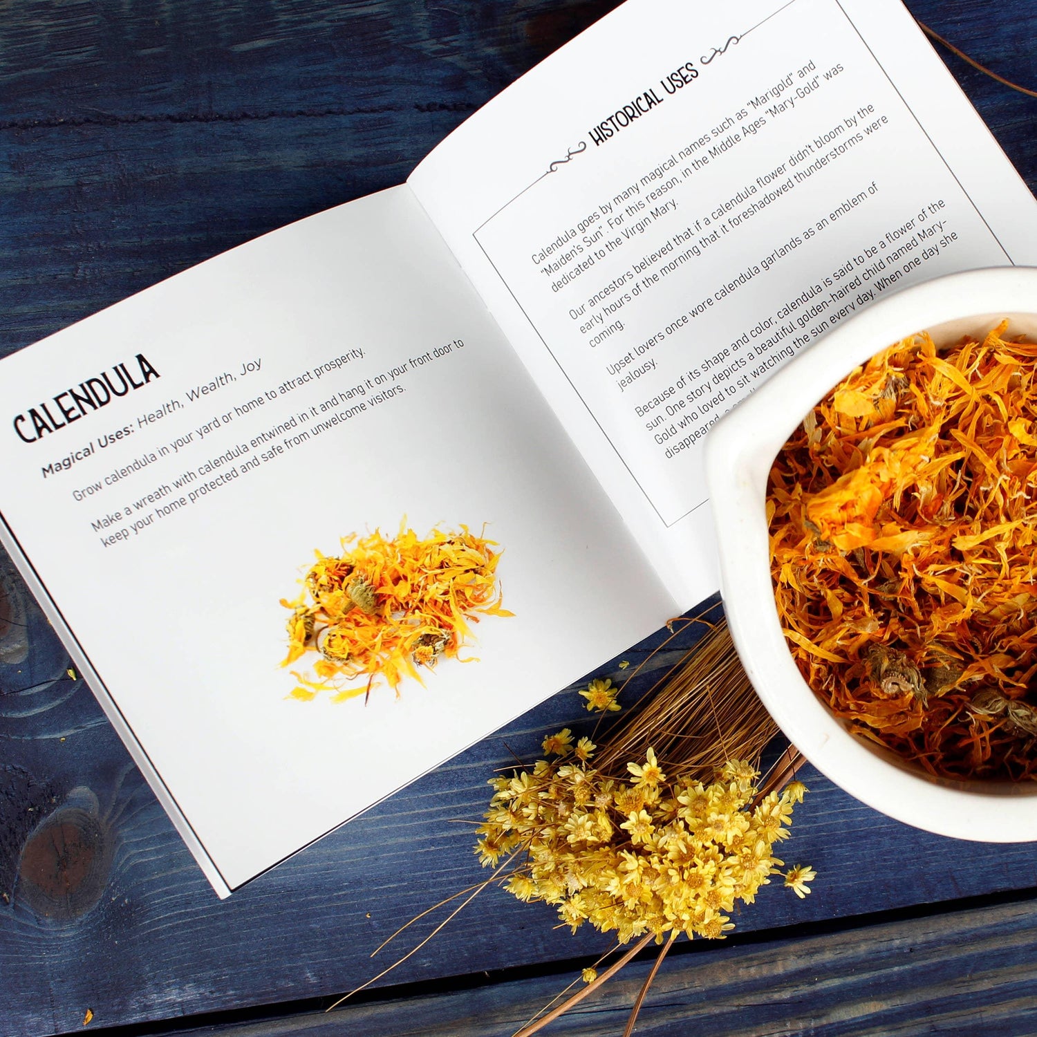 Witchcraft Herb Spell Kit – Crystals, Herbs, Pendulum &amp; Spellbook for Rituals &amp; Magick