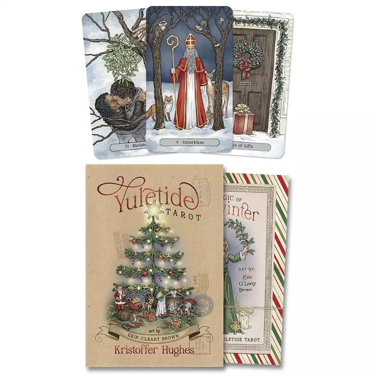 Yuletide Tarot box by Kristoffer Hughes with art by Erin O&