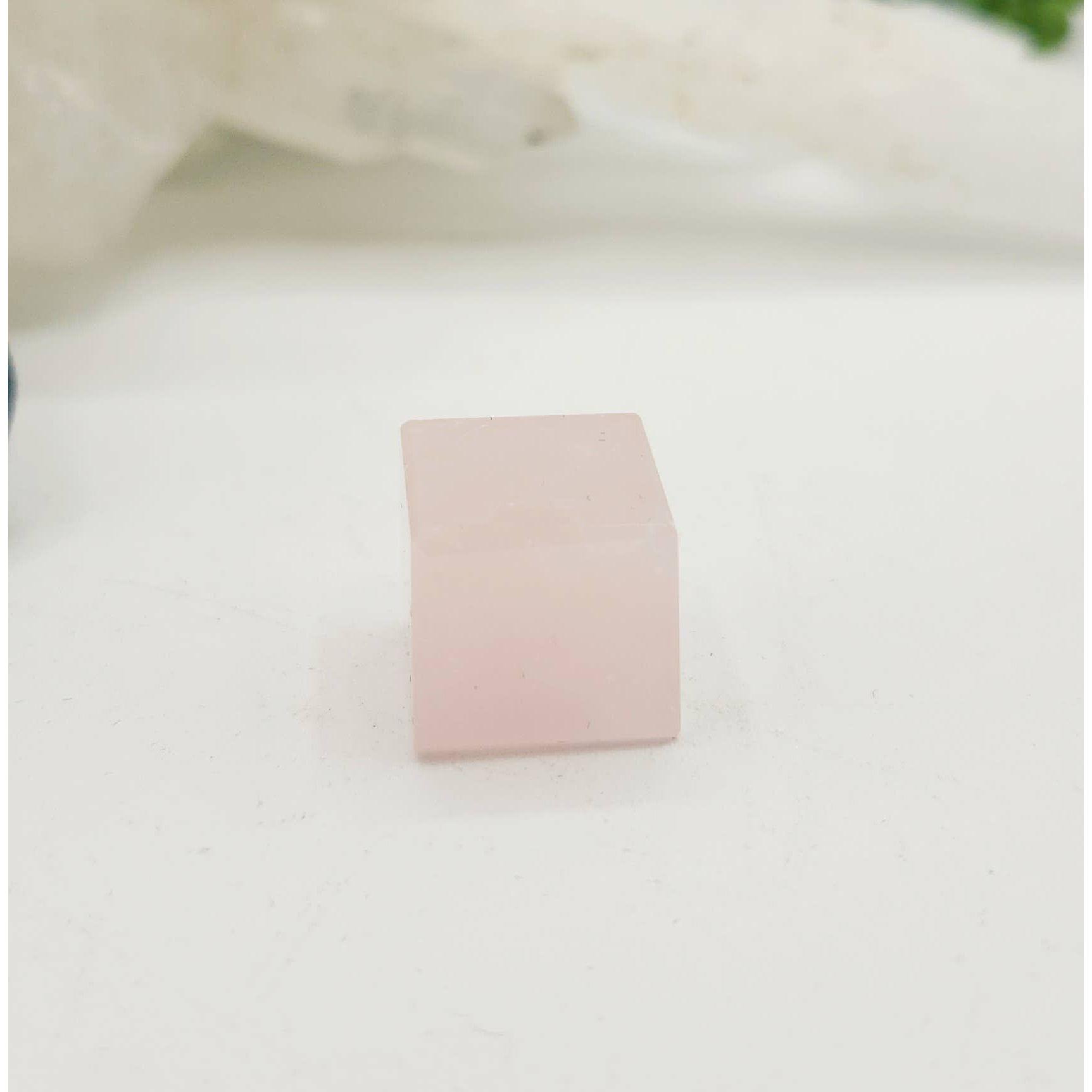 Rose Quartz Sacred Geometry Crystal Set – 7-Piece Platonic Solids + Grid