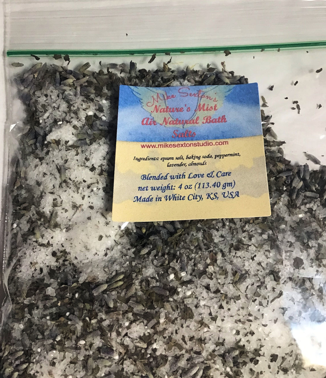 Handcrafted Astrological Bath Salts 4 oz